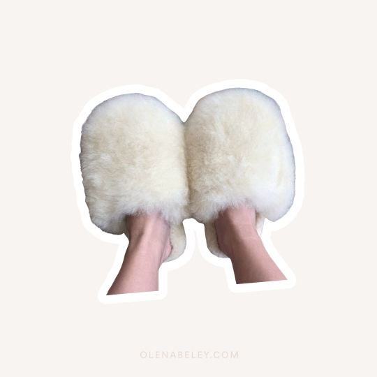 Millie alpaca slippers
