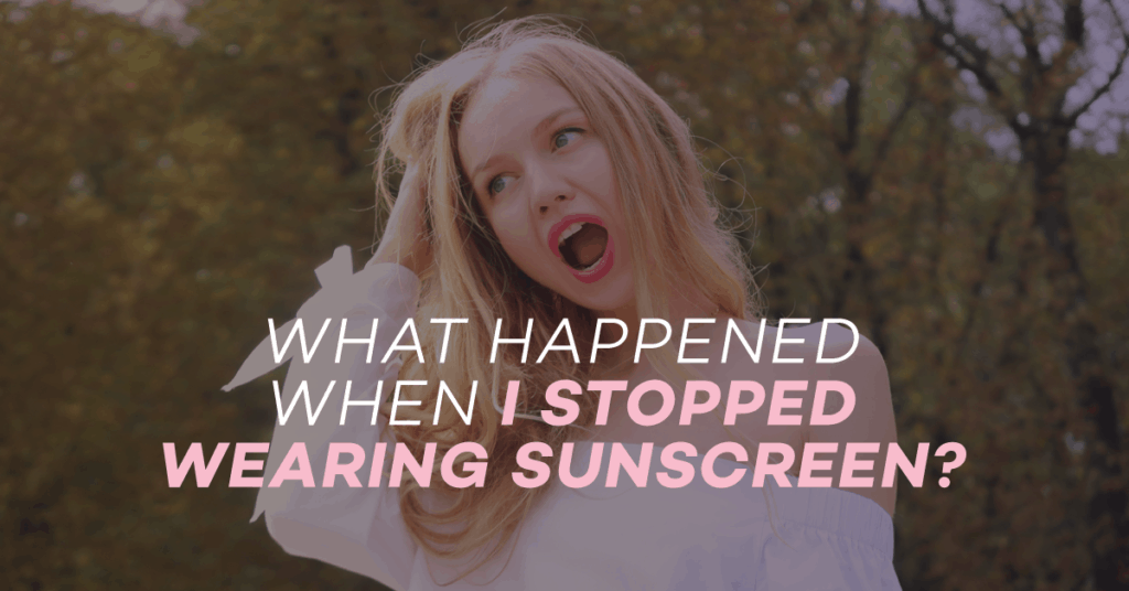 Does Sunscreen Cause Acne? - olena beley.