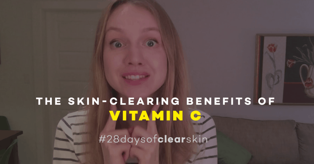 vitain c, skin health, acne, pimple, pop the pimple, olena, acne blog, clear skin