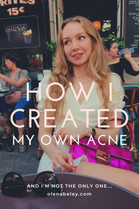 how i created my own acne, skincare matters, how to get clear skin, skin tips, skin health